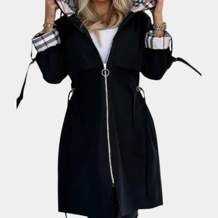 BRIANNA - WATERPROOF &amp; WINDPROOF ZIP COAT