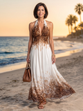ORLUNE™ - PLEATED WHITE MIDI DRESS