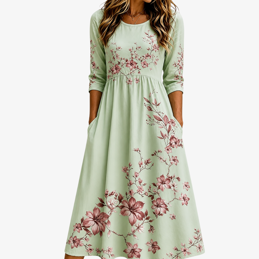 ANGELA™ - ELEGANT SUMMER MIDI DRESS