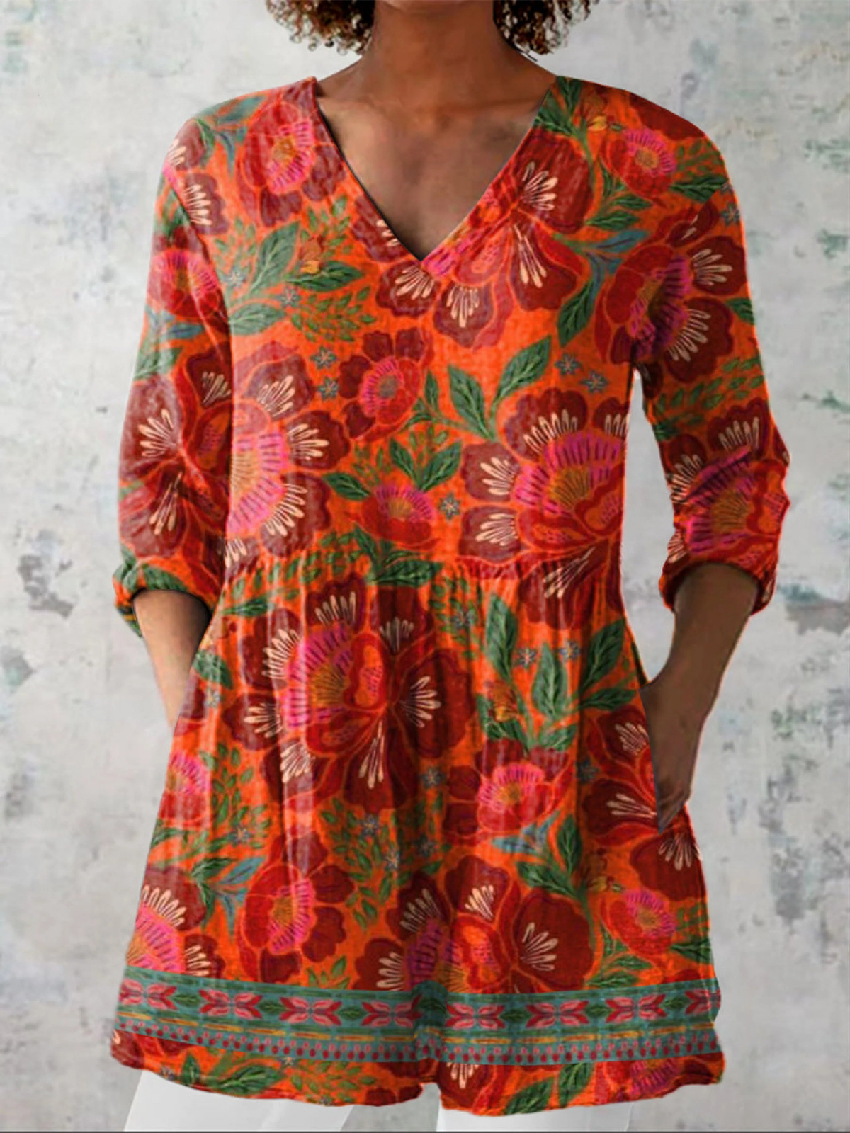 KATHIA™ - ELEGANT MODERN COMFORT BLOUSE