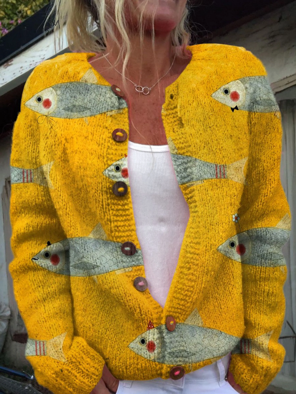 ANOUK™ - VINTAGE KNIT CARDIGAN SWEATER