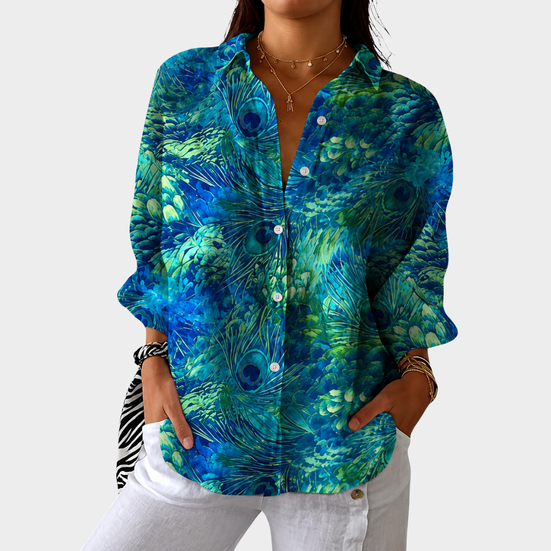 CLIODHNA™ - ELEGANT BREATHABLE AUTUMN BLOUSE