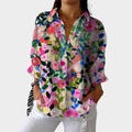 COURTNEY™ - ELEGANT FLORAL AUTUMN BLOUSE