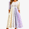 MINNIE™ - ELEGANT FLORAL MIDI DRESS