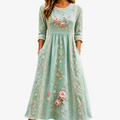BETTY™ - ELEGANT GARDEN MIDI DRESS