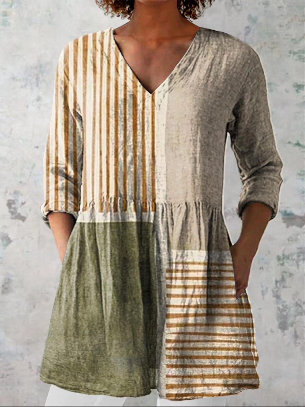 EILEEN™ - ELEGANT DRAPED COMFORT BLOUSE