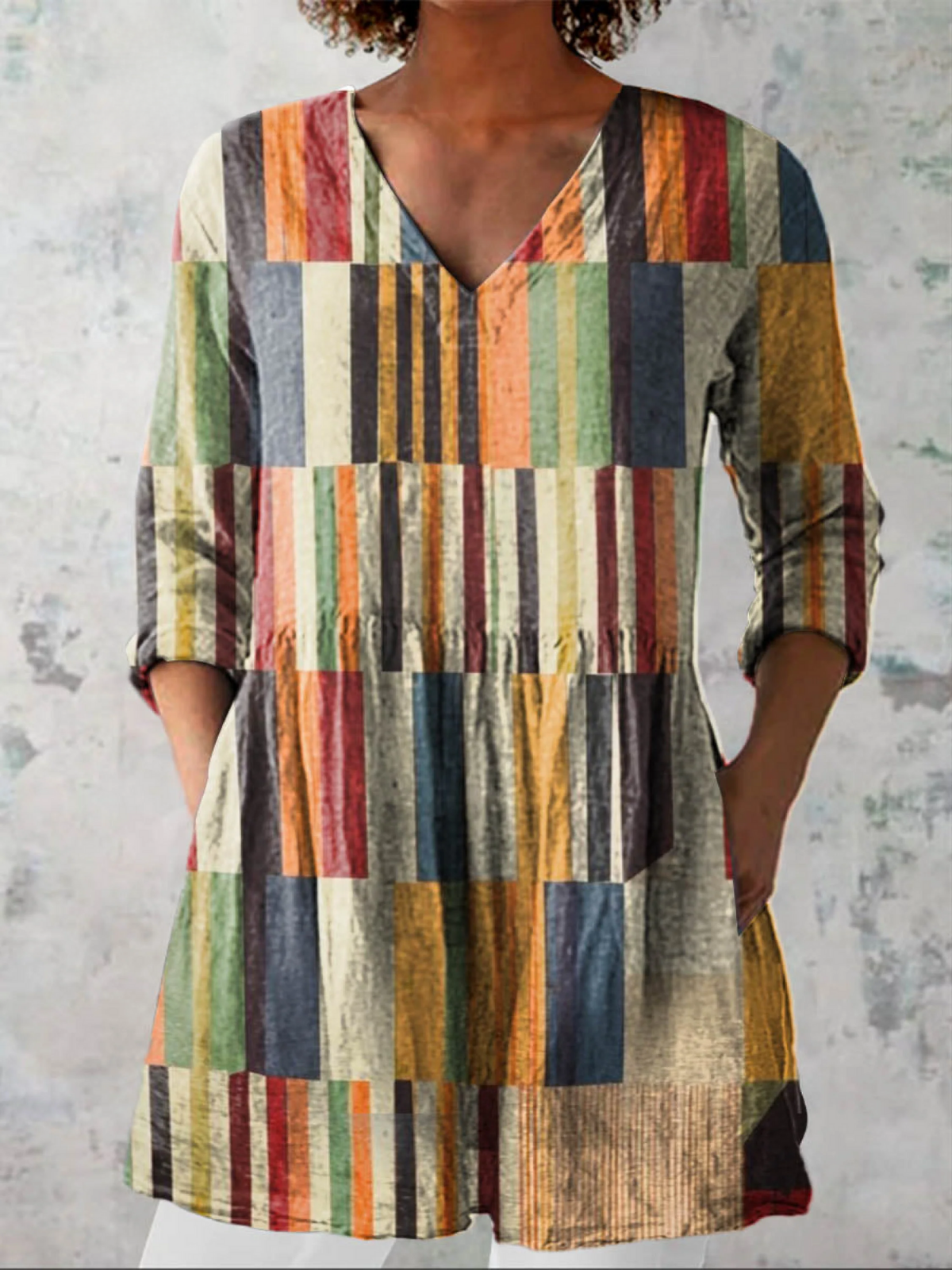 THELMA™ - ELEGANT DRAPED BLOUSE