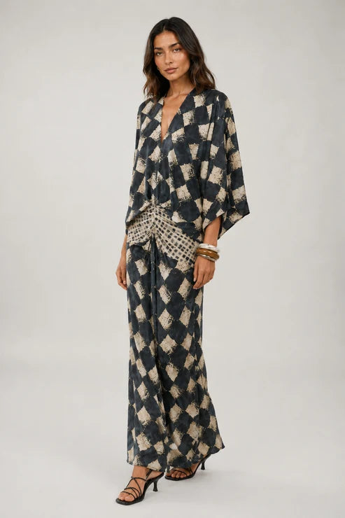 MAELIA™ - ELEGANT MOSAIC MAXI DRESS