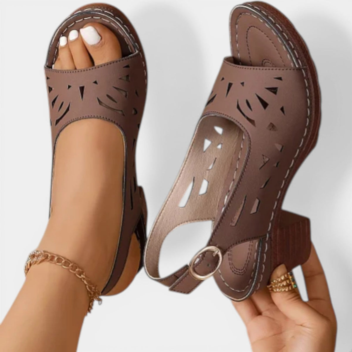 TARA™ - ORTHOPEDIC SPRING HEEL SANDALS