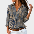 LORA™ - ELEGANT PAISLEY AUTUMN BLOUSE