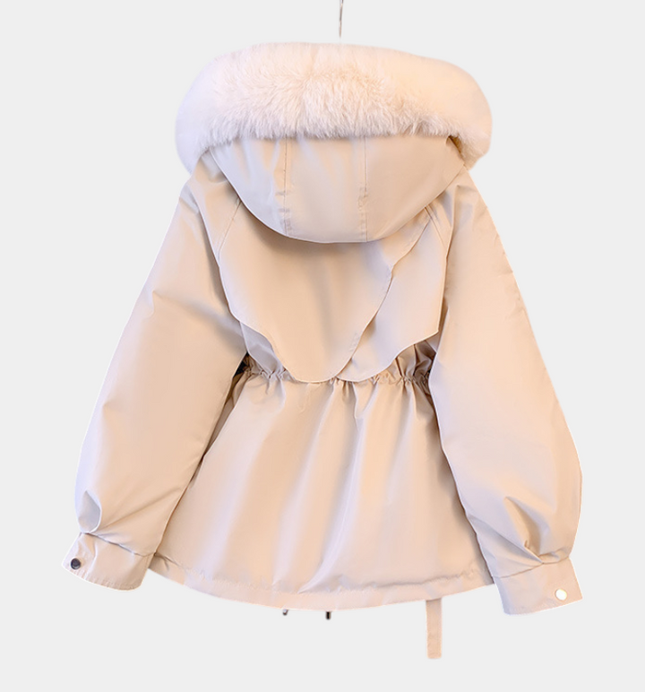 OLIVIA™ - FAUX FUR HOODED COAT