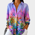 MORGANA™ - ELEGANT FLORAL AUTUMN BLOUSE