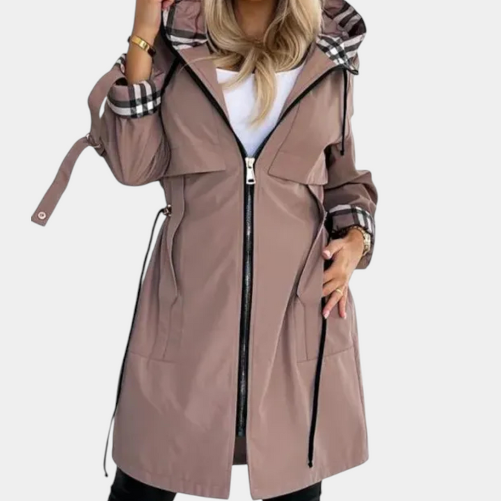 BRIANNA - WATERPROOF &amp; WINDPROOF ZIP COAT