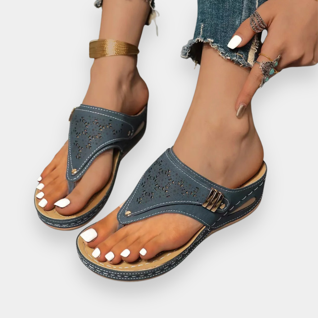 SONYA™ - ORTHOPEDIC WEDGE SPRING SANDALS