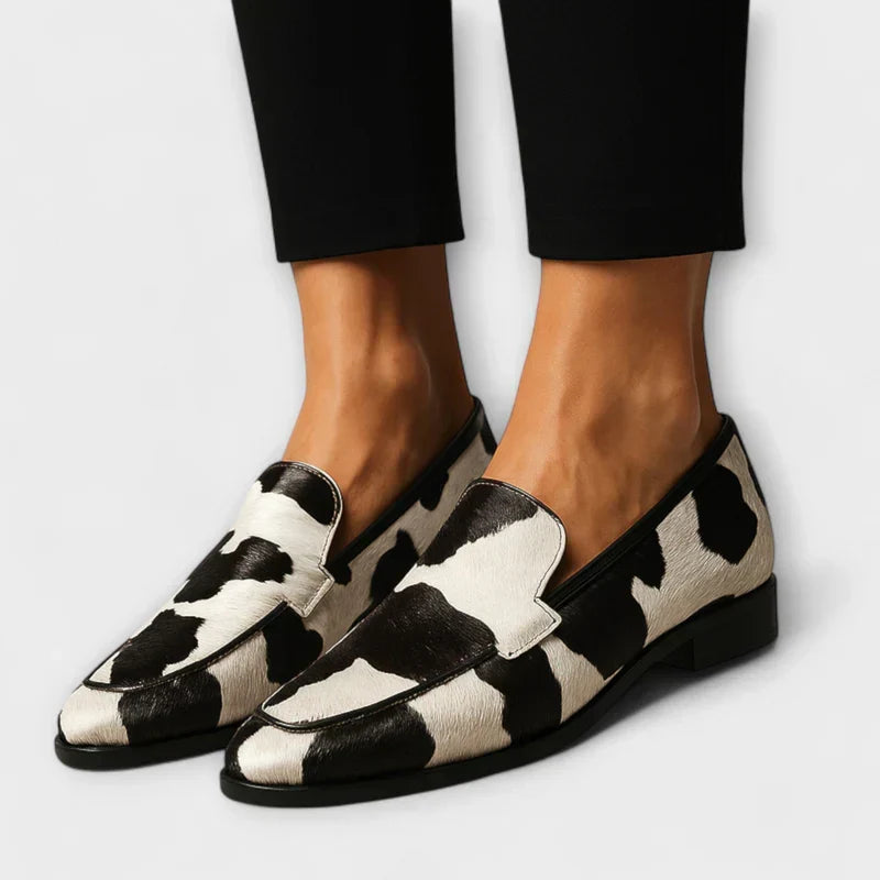 MOLLY™ - CHIC SUEDE LEAPORT PRINT LOAFER
