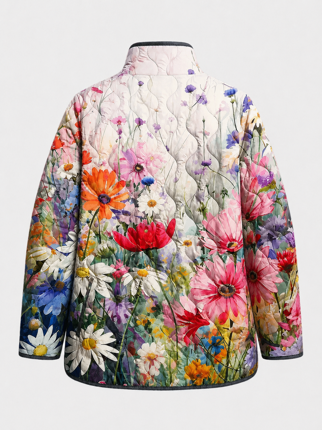 KAIA™ - ELEGANT FLORAL QUILTED JACKET