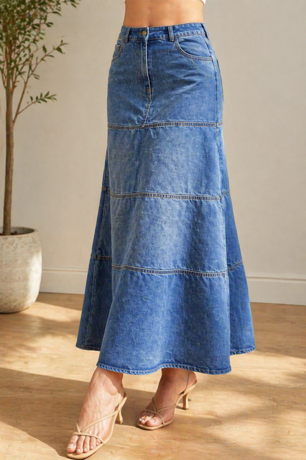 MARY™ - ELEGANT DENIM MERMAID SKIRT