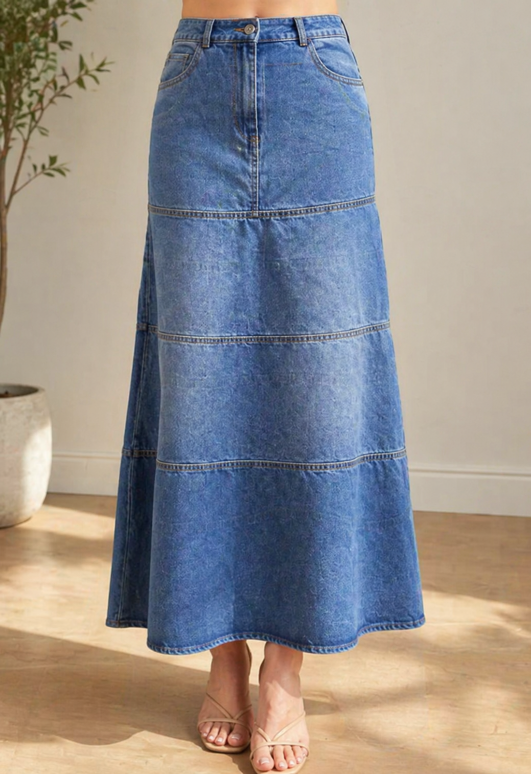 MARY™ - ELEGANT DENIM MERMAID SKIRT
