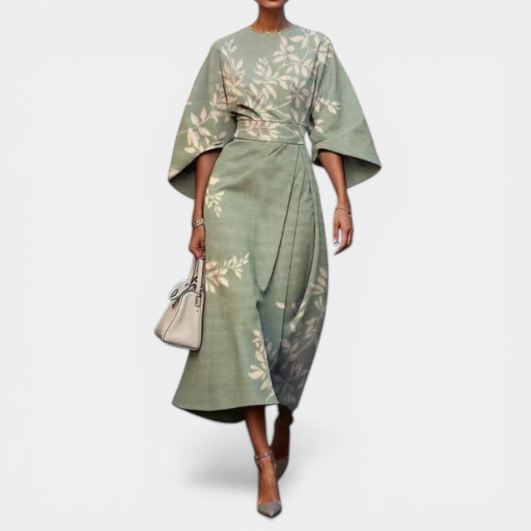 MOLLIE™ - ELEGANT FLORAL SPRING DRESS