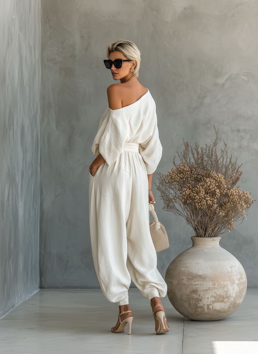 ALICE™ - ELEGANT SUMMER LINEN SET