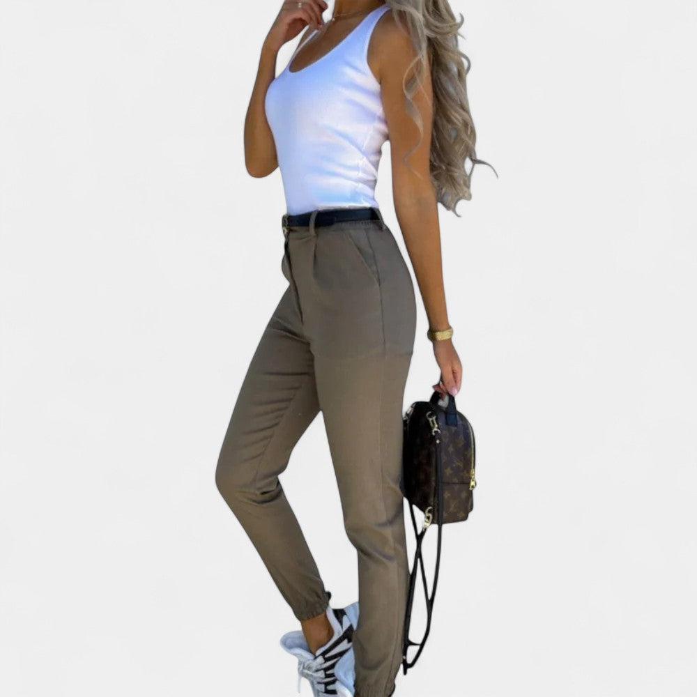 JENNA HIGH WAIST STRETCH BOTTOMS