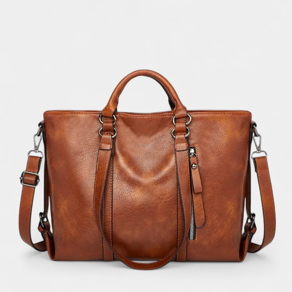 NADIA OVERSIZED LEATHER BAG