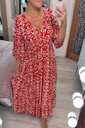 SELENE - BOHO SPRING MIDI DRESS