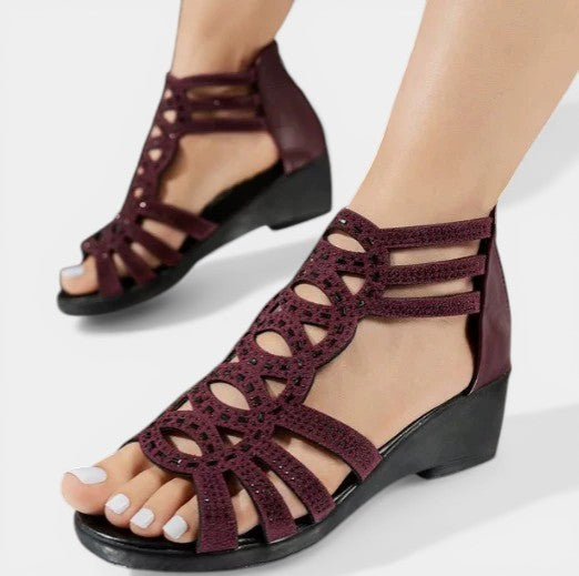 SARAH™ - ORTHOPEDIC OPEN-TOE WEDGE SANDALS