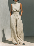LENORA™ - COTTON-LINEN BLEND SUMMER SET
