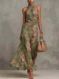 SERENA™ - ELEGANT FLORAL MAXI DRESS