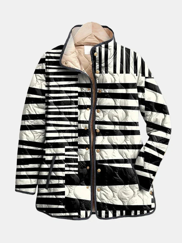 MIREN™ - ELEGANT ABSTRACT QUILTED JACKET