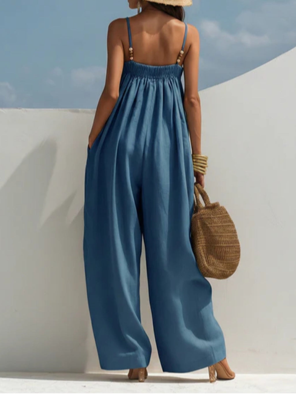 MADISON™ - WIDE LEG DENIM JUMPSUIT