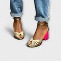 LUNA ANKLE STRIP HEELS