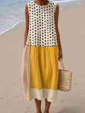 LEAH™ - POLKA DOT MIDI DRESS