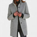 MARTINA - WOOL-BLEND WINTER TRENCH COAT