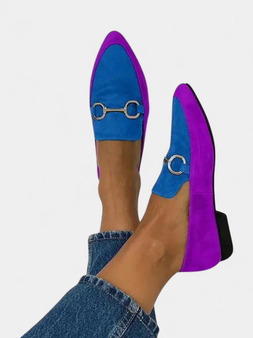 ALEXANDRIA™ - SUEDE POINTED SLIP ON LOAFERS