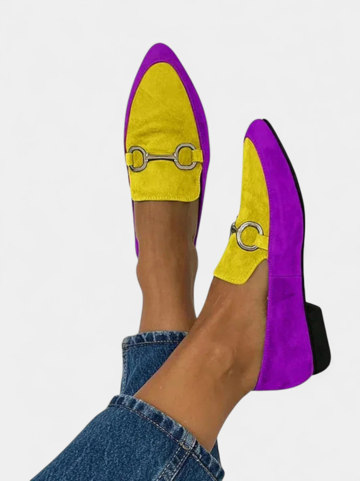 ALEXANDRIA™ - SUEDE POINTED SLIP ON LOAFERS