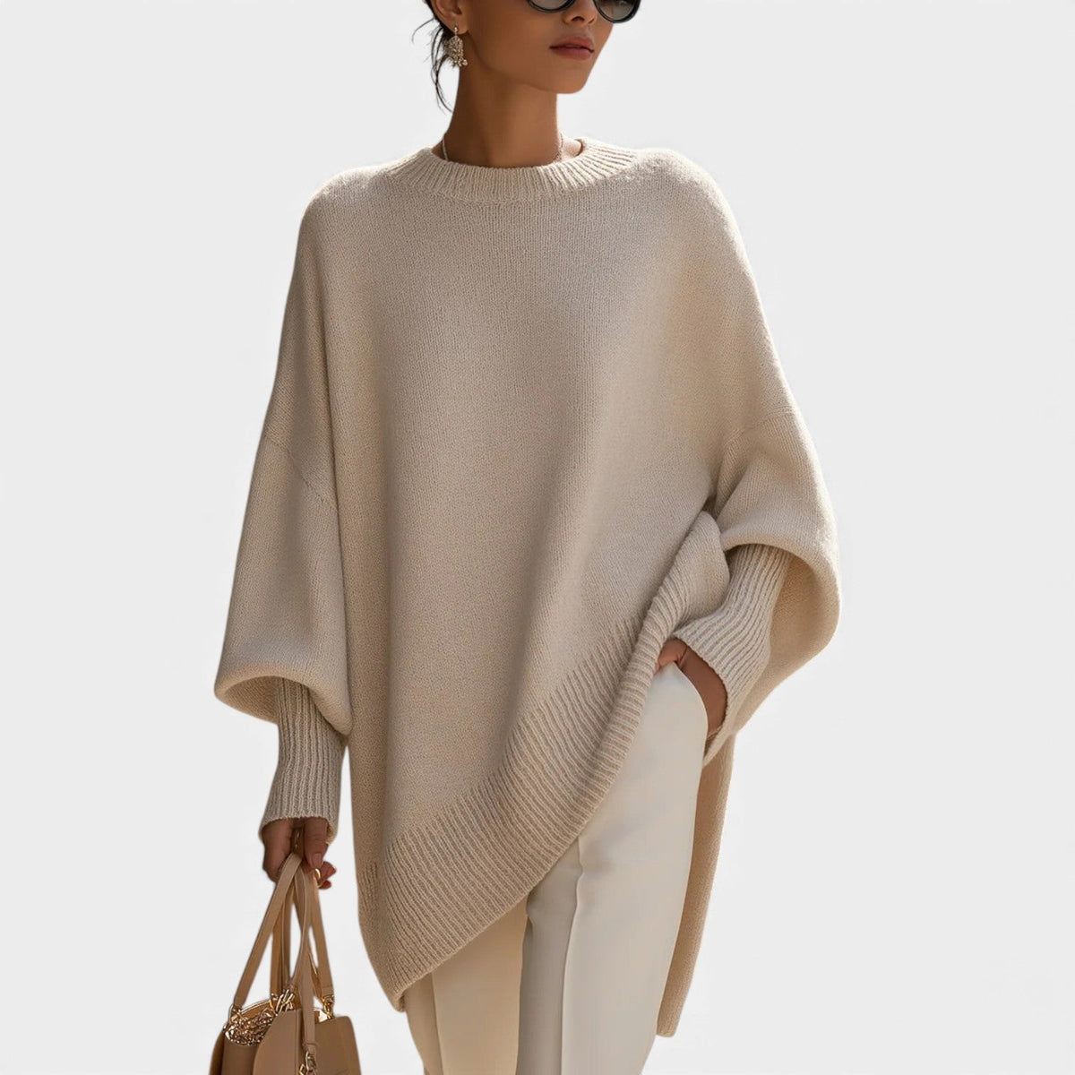 WENDY - SOPHISTICATED WOOL BLEND SWEATER