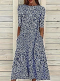 AMINA™ - TUMMY COVERAGE MIDI DRESS