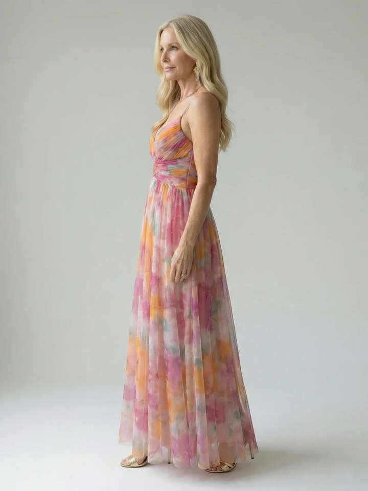 ISEL™ - SOFT WRAP MAXI DRESS