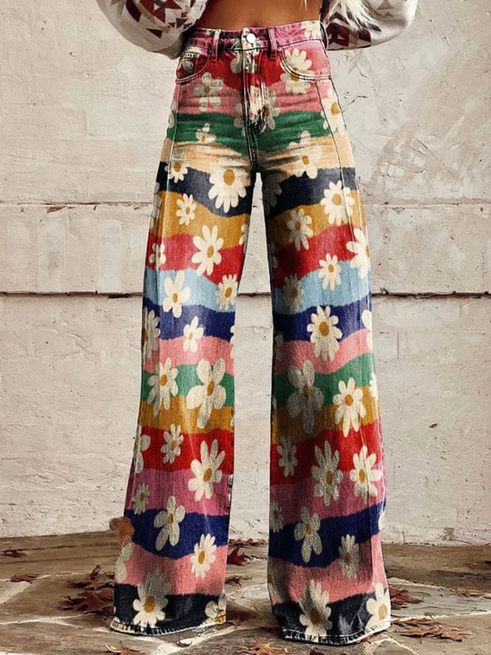 LEONA™ - ELEGANT SUMMER FLORAL PANTS