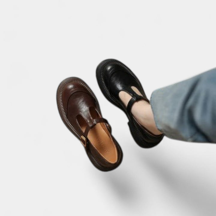 MARIANA PLATFORM LEATHER SHOES