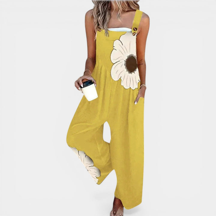JAIME™ - FLORAL LOOSE-FIT LIGHTWEIGHT OVERALLS