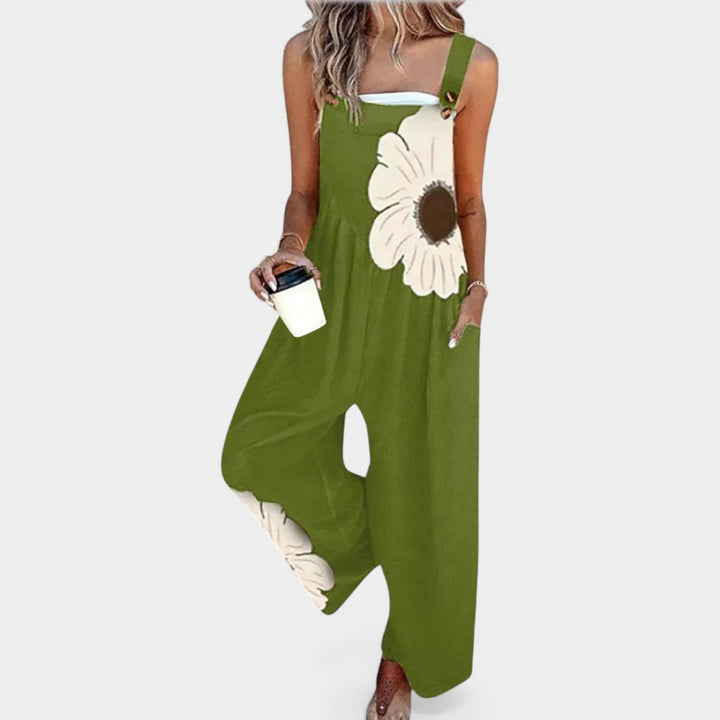 JAIME™ - FLORAL LOOSE-FIT LIGHTWEIGHT OVERALLS
