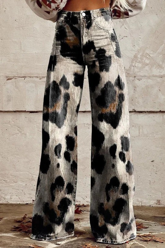 ASHLING™ - ELEGANT CHEETAH PRINT PANTS