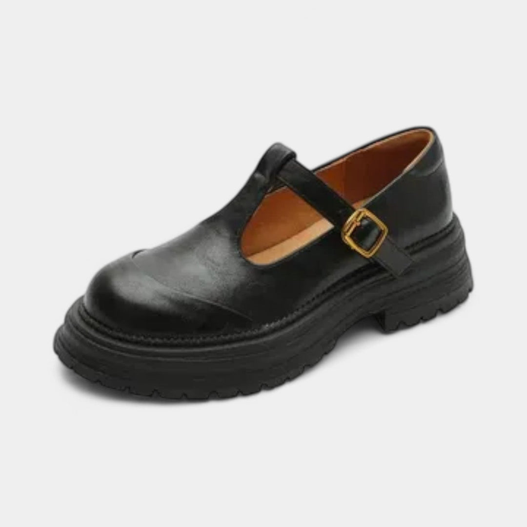 MARIANA PLATFORM LEATHER SHOES