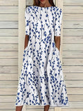 EMMA™ - FLATTERING FLORAL MIDI DRESS