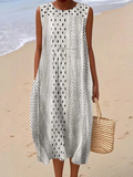 THEA™ - POLKA DOT PRINT MIDI DRESS