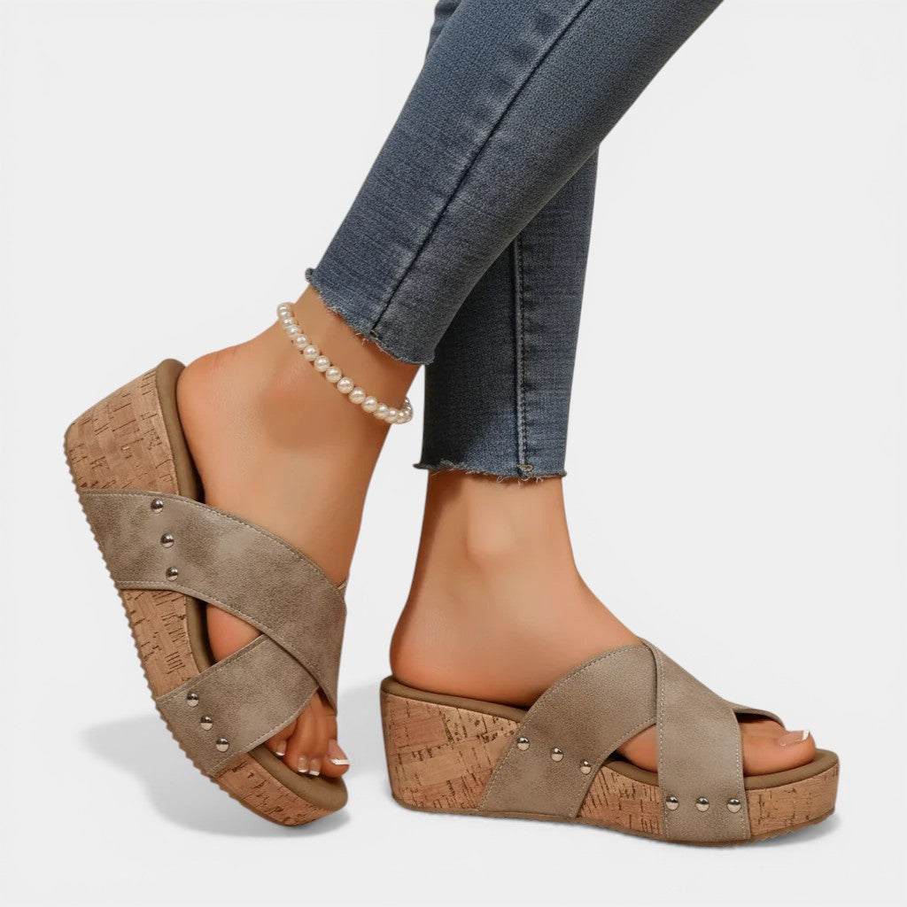 OAKLY™ - ORTHOPEDIC BOHO WEDGE SANDALS