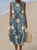 ARLO™ - CLASSIC MIDI DRESS WITH FLORAL PATTERN